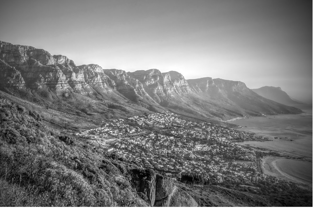 12 Apostles, seen from Lion's Head in Cape Town, South Africa