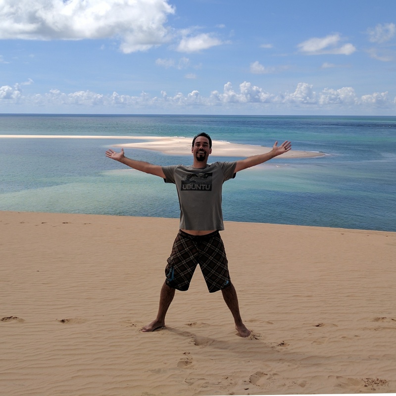 Sand dunes in Bazaruto, Mozambique